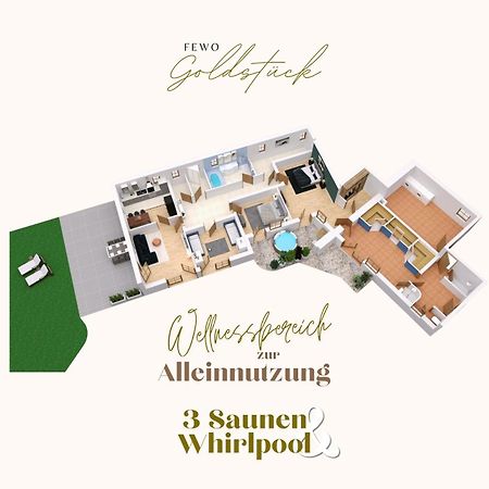 Fewo Goldstueck Mit Privatem Spa Und Whirlpool Grafenau  Exteriör bild